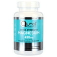 Qunol Magnesium Capsules 420mg, High Absorption Magnesium Supplement, Extra Strength, Bone and Muscle Health Supplement, 120 Count